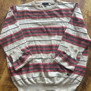 BURBERRY LONDON MULTI COLOR WOOL KNIT SWEATER